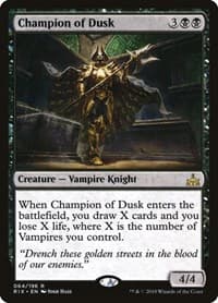 Champion of Dusk - Rivals of Ixalan - Magic: The Gathering card