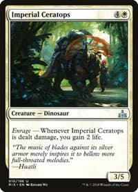 Imperial Ceratops - Rivals of Ixalan - Magic: The Gathering card