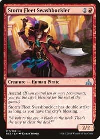 Storm Fleet Swashbuckler - Rivals of Ixalan - Magic: The Gathering card