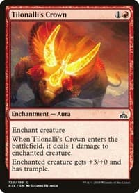 Tilonalli's Crown - Rivals of Ixalan - Magic: The Gathering card