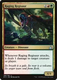 Raging Regisaur - Rivals of Ixalan - Magic: The Gathering card