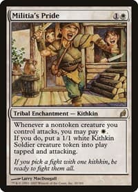 Militia's Pride - Lorwyn - Magic: The Gathering card