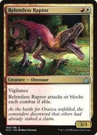 Relentless Raptor - Rivals of Ixalan - Magic: The Gathering card