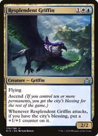 Resplendent Griffin - Rivals of Ixalan - Magic: The Gathering card