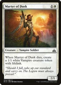 Martyr of Dusk - Rivals of Ixalan - Magic: The Gathering card