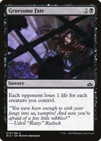 Gruesome Fate - Rivals of Ixalan - Magic: The Gathering card