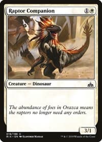 Raptor Companion - Rivals of Ixalan - Magic: The Gathering card