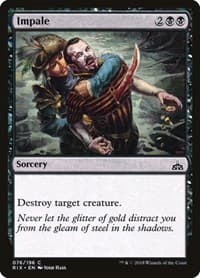 Impale - Rivals of Ixalan - Magic: The Gathering card