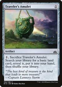 Traveler's Amulet - Rivals of Ixalan - Magic: The Gathering card