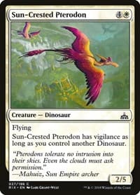 Sun-Crested Pterodon - Rivals of Ixalan - Magic: The Gathering card