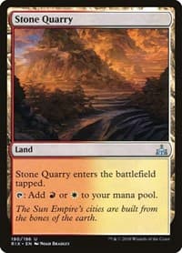 Stone Quarry - Rivals of Ixalan - Magic: The Gathering card