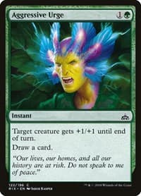 Aggressive Urge - Rivals of Ixalan - Magic: The Gathering card