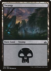 Swamp - Rivals of Ixalan - Magic: The Gathering card