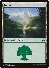 Forest - Rivals of Ixalan - Magic: The Gathering card