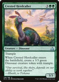 Crested Herdcaller - Rivals of Ixalan - Magic: The Gathering card