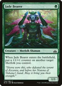 Jade Bearer - Rivals of Ixalan - Magic: The Gathering card