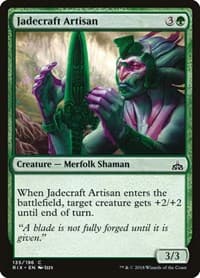 Jadecraft Artisan - Rivals of Ixalan - Magic: The Gathering card