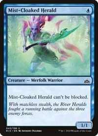 Mist-Cloaked Herald - Rivals of Ixalan - Magic: The Gathering card