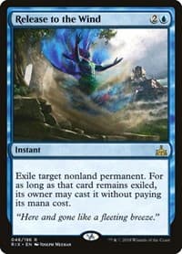 Release to the Wind - Rivals of Ixalan - Magic: The Gathering card