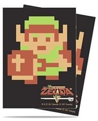 The Legend of Zelda: 8-bit Link Deck Protector sleeves (65-Pack) - Ultra Pro Card Sleeves - Card Sleeves card
