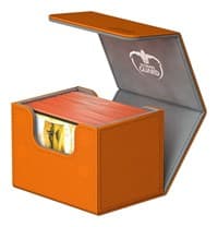 SideWinder XenoSkin Deck Case - Orange (Holds 100+) - Ultimate Guard Deck Boxes - Deck Boxes card