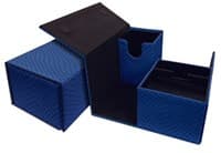 Elder Dragon Vault - Blue - Legion Premium Supplies Deck Boxes - Deck Boxes card