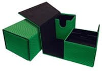 Elder Dragon Vault - Green - Legion Premium Supplies Deck Boxes - Deck Boxes card