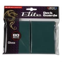 Elite Deck Guards - Glossy Standard - Teal (80-Pack) - BCW Card Sleeves - Card Sleeves card