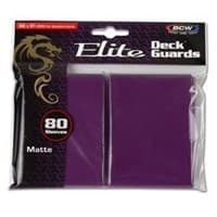 Elite Deck Guards - Matte Standard - Mulberry (80-Pack) - BCW Card Sleeves - Card Sleeves card