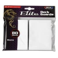 Elite Deck Guards - Matte Standard - White (80-Pack) - BCW Card Sleeves - Card Sleeves card