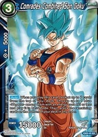 Comrades Combined Son Goku (Foil) - Expansion Deck Box Set 01: Mighty Heroes - Dragon Ball Super: Masters card