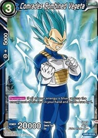 Comrades Combined Vegeta (Foil) - Expansion Deck Box Set 01: Mighty Heroes - Dragon Ball Super: Masters card
