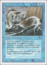 Sea Serpent - Revised Edition - Magic: The Gathering card