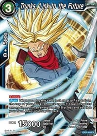 Trunks, Link to the Future (Foil) - Expansion Deck Box Set 01: Mighty Heroes - Dragon Ball Super: Masters card