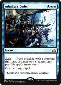 Admiral's Order - Prerelease Cards - Magic: The Gathering card