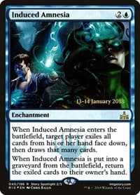 Induced Amnesia - Prerelease Cards - Magic: The Gathering card