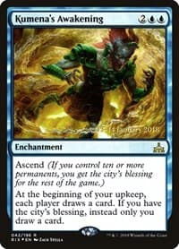 Kumena's Awakening - Prerelease Cards - Magic: The Gathering card