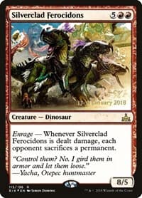 Silverclad Ferocidons - Prerelease Cards - Magic: The Gathering card