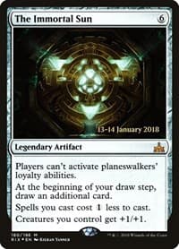 The Immortal Sun - Prerelease Cards - Magic: The Gathering card