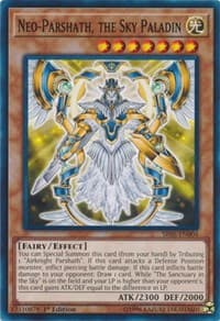 Neo-Parshath, the Sky Paladin - Structure Deck: Wave of Light - YuGiOh card