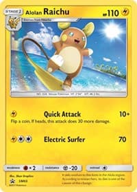 Alolan Raichu - SM65 - SM Promos - Pokemon card