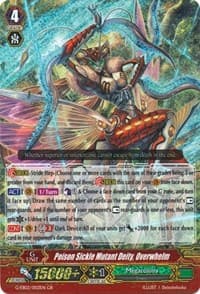 Poison Sickle Mutant Deity, Overwhelm - G-EB02: The AWAKENING ZOO - Cardfight Vanguard card
