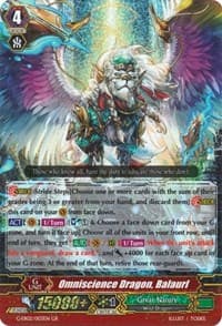 Omniscience Dragon, Balaurl - G-EB02: The AWAKENING ZOO - Cardfight Vanguard card