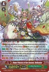 Flower Princess of Four Seasons, Velhemina - G-EB02: The AWAKENING ZOO - Cardfight Vanguard card