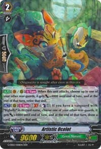 Artistic Ocelot - G-EB02: The AWAKENING ZOO - Cardfight Vanguard card