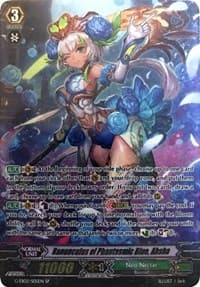 Ranunculus of Phantasmic Blue, Ahsha (SP) - G-EB02: The AWAKENING ZOO - Cardfight Vanguard card