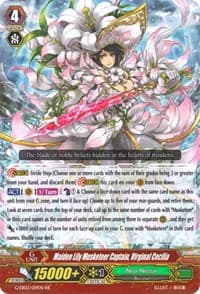 Maiden Lily Musketeer Captain, Virginal Cecilia - G-EB02: The AWAKENING ZOO - Cardfight Vanguard card
