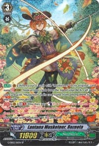 Lantana Musketeer, Rozeeta (SP) - G-EB02: The AWAKENING ZOO - Cardfight Vanguard card
