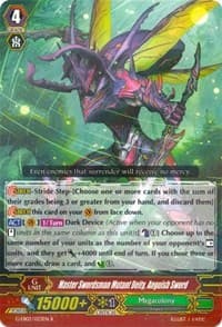 Master Swordsman Mutant Deity, Anguish Sword - G-EB02: The AWAKENING ZOO - Cardfight Vanguard card