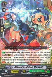 Diligent Assistant, Minibelly - G-EB02: The AWAKENING ZOO - Cardfight Vanguard card